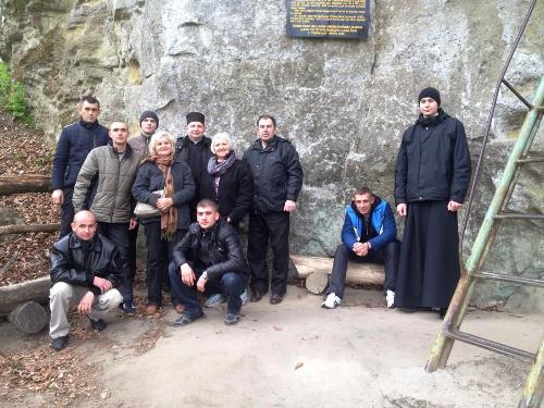 Поранені учасники АТО відвідали Крехівський монастир.(ФОТО)